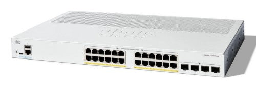 Cisco Catalyst 1200-24P-4X Smart Switch, 24 Port GE, PoE, 4x10GE SFP+, Limited Lifetime Protection (C1200-24P-4X)