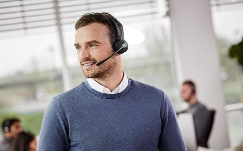 Jabra ENGAGE 55 UC STEREO Headset Wireless Head-band Office/Call center Black