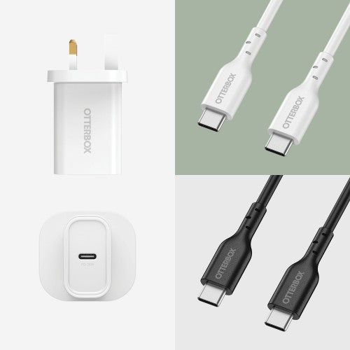OtterBox Standard UK Wall Charger 30W - 1X USB-C 30W USB-PD White