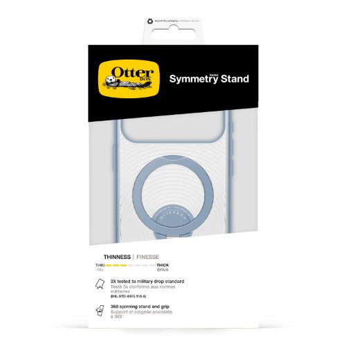 OtterBox Symmetry Stand MagSafe Camera Control Apple iPhone 18 Pro Max/17 Pro Max Aether - clear/blue