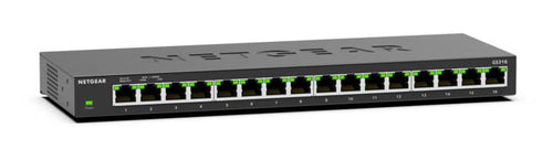 NETGEAR GS316 Unmanaged L2 Gigabit Ethernet (10/100/1000) Black