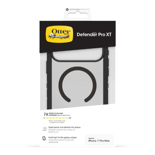 OtterBox Defender Pro XT Clear Camera Control Apple iPhone 18 Pro Max/17 Pro Max Dark Side - clear/black