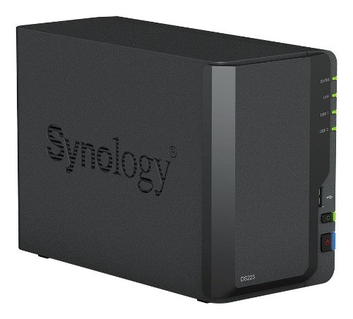 Synology DiskStation DS223 NAS Mini Tower Realtek RTD1619B 2 GB DDR4 12 TB HDD DiskStation Manager Black