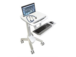 Ergotron StyleView EMR Laptop Cart, SV40 Aluminium, Grey, White Multimedia cart