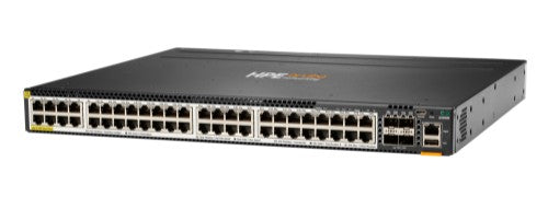 HPE Aruba Networking Networking CX6300M 48-port Smart Rate 1/2.5/5GbE Class 6 PoE and 4-port SFP56 Switch