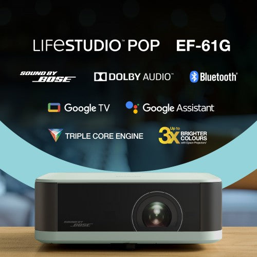 Epson Home Cinema Lifestudio Pop — EF-61G Ice Green