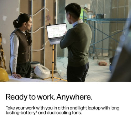 HP ZBook 8 G2i 14 Copilot+ PC Intel Core Ultra 7 356H Mobile workstation 35.6 cm (14") WUXGA 48 GB DDR5-SDRAM 1 TB SSD NVIDIA RTX PRO 500 Blackwell Wi-Fi 7 (802.11be) Windows 11 Pro AI Workstation, AI PC Silver