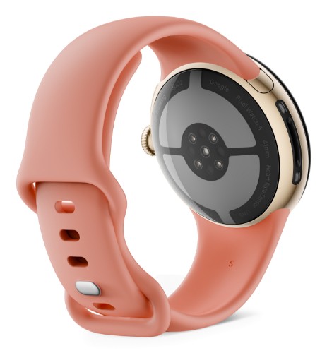 Google Pixel Watch 5 AMOLED 41 mm Digital Touchscreen Gold Wi-Fi GPS (satellite)
