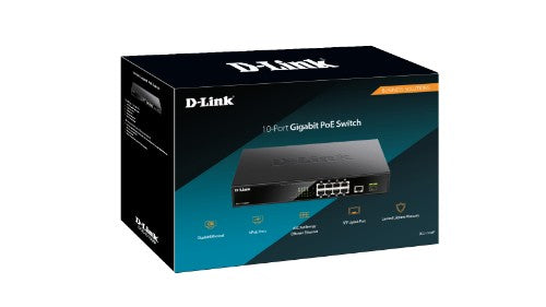 D-Link 10-Port Gigabit PoE Unmanaged Switch