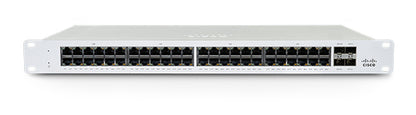Cisco Meraki MS130-48P network switch Managed L2 Gigabit Ethernet (10/100/1000) Power over Ethernet (PoE) 1U White