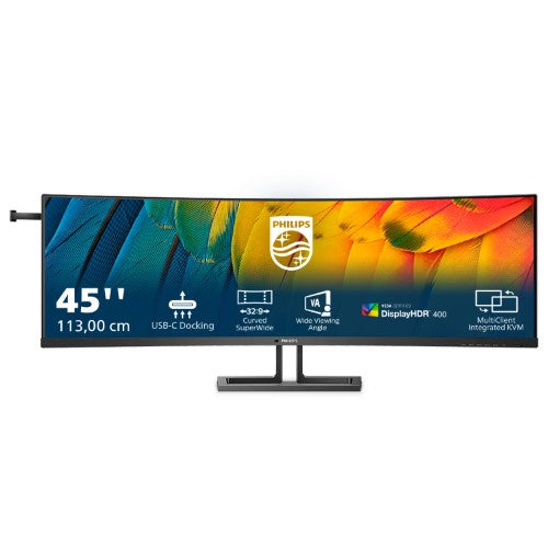 Philips 6000 series 45B1U6900C/00 computer monitor 113 cm (44.5") 5120 x 1440 pixels UltraWide Dual Quad HD LED Black
