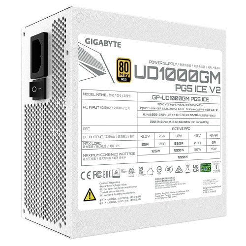 GIGABYTE UD1000GM PG5 V2 ICE Power Supply Unit