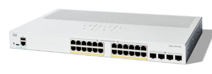Cisco Catalyst 1200-24P-4X Smart Switch, 24 Port GE, PoE, 4x10GE SFP+, Limited Lifetime Protection (C1200-24P-4X)