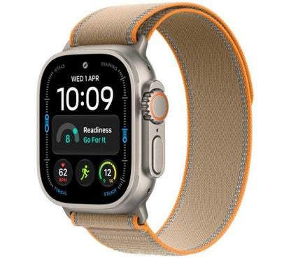 Apple Watch Ultra 4 GPS + Cellular 49mm Natural Titanium Case with Sand Trail Loop - M/L