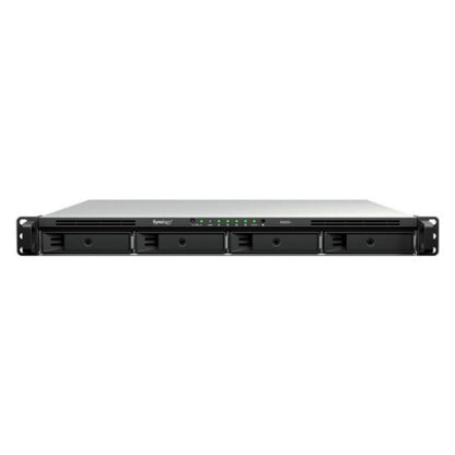Synology RackStation RS826+ NAS/storage server Rack (1U) AMD Ryzen V1500B 4 GB DDR4 0 TB DiskStation Manager Black, Grey