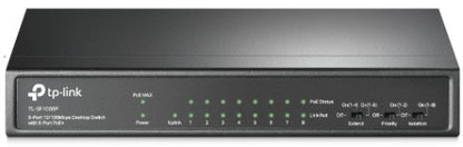 TP-Link 9-Port 10/100Mbps Desktop Switch with 8-Port PoE+
