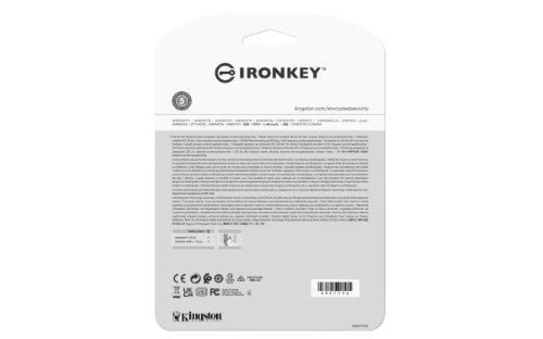 Kingston Technology IronKey 32GB Vault Privacy 50 AES-256 Encrypted, FIPS 197