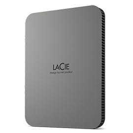LaCie Mobile Drive Secure external hard drive 2 TB USB Type-C 3.2 Gen 1 (3.1 Gen 1) Grey