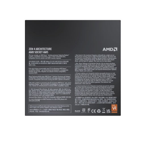 AMD Ryzen 7 7700X processor 4.5 GHz 32 MB L3 Box