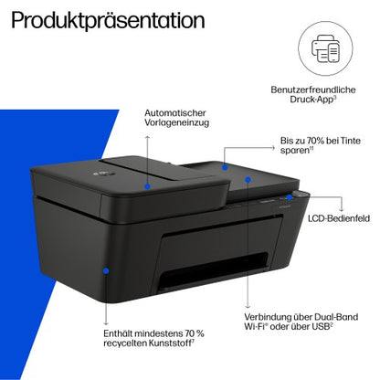 HP DeskJet 4310 Wireless All-in-One Color Printer, Instant Ink