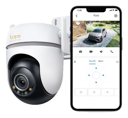 TP-Link Tapo TC43(EU) V2 Spherical IP security camera Indoor & outdoor 2880 x 1620 pixels Ceiling/Wall/Pole