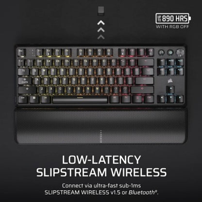 Corsair K70 CORE TKL keyboard Gaming USB + RF Wireless + Bluetooth QWERTY UK English Black
