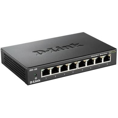 D-Link 8-Port Gigabit Unmanaged Desktop Switch