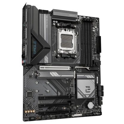 GIGABYTE B650E EAGLE WIFI6E Motherboard - AMD Ryzen 9000 Series CPUs, 8+2+2 Phases VRM, up to 8200MHz DDR5 (OC), 1xPCIe 5.0 + 2xPCIe 4.0 M.2, 2.5GbE LAN, WIFI 6E, USB 3.2 Gen 2