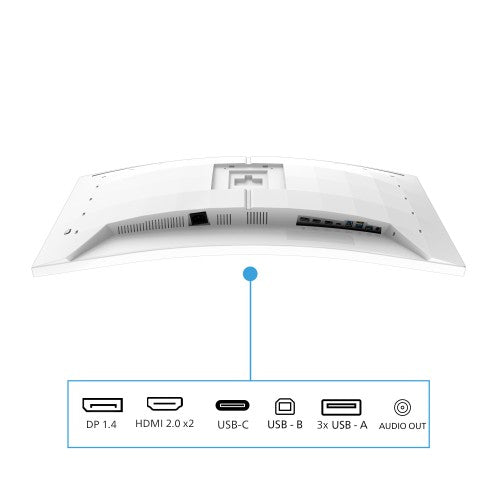 Philips 34M2C5601QA/00 computer monitor 86.4 cm (34") 3440 x 1440 pixels White