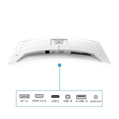 Philips 34M2C5601QA/00 computer monitor 86.4 cm (34") 3440 x 1440 pixels White