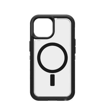 OtterBox Defender XT Clear for MagSafe Series for Apple iPhone 17e/16e/15/14/13, transparent/black