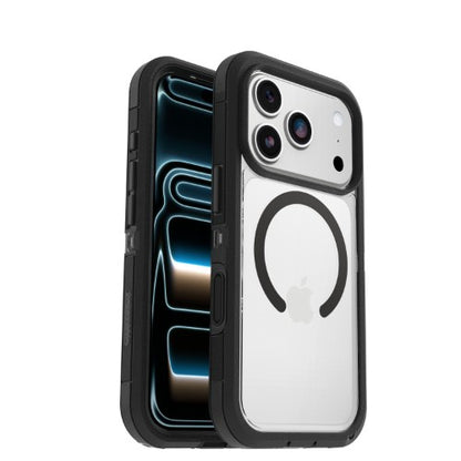 OtterBox Defender Pro XT Clear Series for Apple iPhone 17 Pro, transparent/black