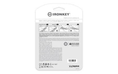Kingston Technology IronKey 64GB Keypad 200, FIPS 140-3 Lvl 3 AES-256 Hardware Encrypted