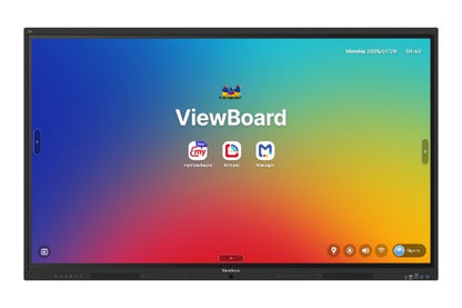 Viewsonic IFP 75IN 4K ANDROID 16 EDLA 64 interactive whiteboard 190.5 cm (75") 3840 x 2160 pixels Touchscreen