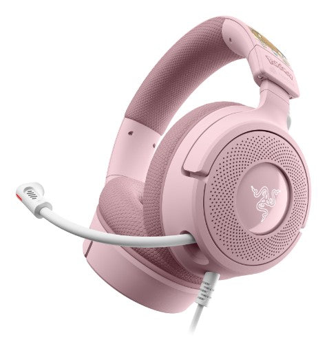 Razer Kraken V4 X – Pikachu & Eevee Edition Headset Wired Head-band Gaming USB Type-C / USB Type-A Pink