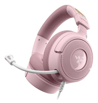 Razer Kraken V4 X – Pikachu & Eevee Edition Headset Wired Head-band Gaming USB Type-C / USB Type-A Pink