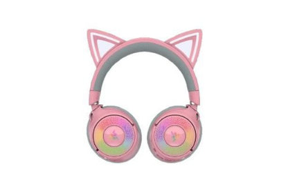 Razer Kraken Kitty V3 Pro - Quartz Headset Wired & Wireless Head-band Gaming USB Type-A Bluetooth Rose