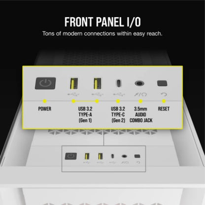 Corsair iCUE 5000D RGB Airflow Midi Tower White
