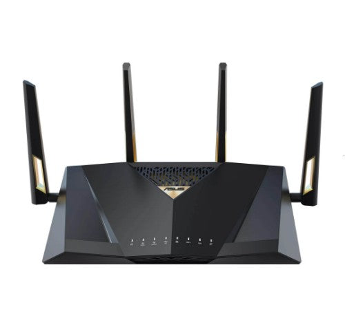 ASUS RT-BE88U wireless router 10 Gigabit Ethernet Dual-band (2.4 GHz / 5 GHz) Black, Grey