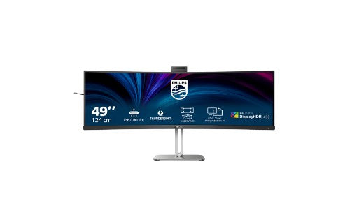 Philips 49B2U6903CH/00 computer monitor 124 cm (48.8") 5120 x 1440 pixels Dual QHD LCD Grey