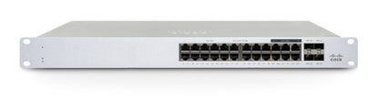 Cisco Meraki MS130-24P network switch Managed L2 Gigabit Ethernet (10/100/1000) Power over Ethernet (PoE) 1U White