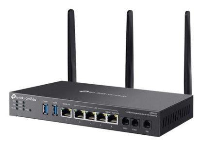 TP-Link Omada AX3000 wireless router Gigabit Ethernet Dual-band (2.4 GHz / 5 GHz) Black