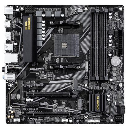 GIGABYTE B550M DS3H AC R2 Motherboard - AMD Ryzen 5000 CPUs, 5+3 Phases VRM, up to 4733MHz DDR4 (O.C.), 1xPCIe 4.0 + 1xPCIe 3.0 M.2, Wi-Fi 5, 1GbE LAN, USB 3.2 Gen 1