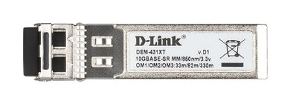 D-Link 10GBase-SR SFP+ Transceiver, 80/300m