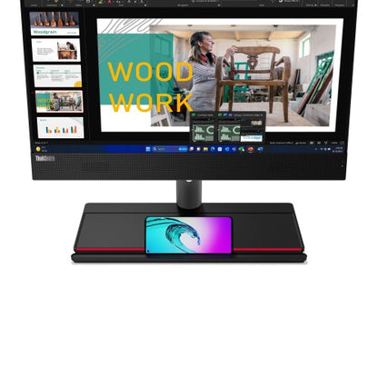 Lenovo ThinkCentre M90a Gen 5 Intel® Core™ i5 i5-14500 60.5 cm (23.8") 1920 x 1080 pixels All-in-One PC 16 GB DDR5-SDRAM 512 GB SSD Windows 11 Pro Wi-Fi 6E (802.11ax) Black