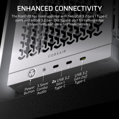 Corsair FRAME 4000D LCD RS ARGB Midi Tower White