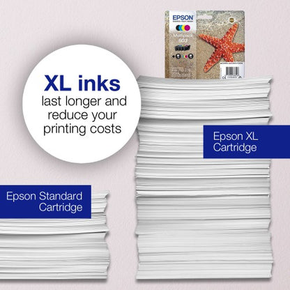 Epson C13T03A64010/603XL Ink cartridge multi pack Bk,C,M,Y high-capacity 8,9ml + 3x4ml Pack=4 for Epson XP 2100