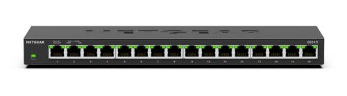 NETGEAR GS316 Unmanaged L2 Gigabit Ethernet (10/100/1000) Black