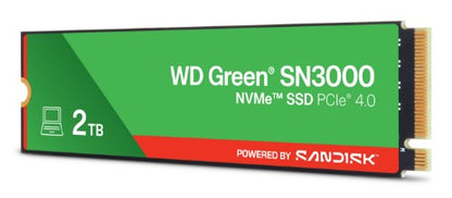 Western Digital Green WD ™ SN3000 NVMe™ SSD POWERED BY SANDISK 2 TB