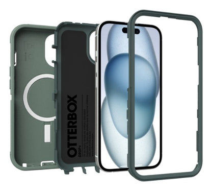 OtterBox Defender Series for MagSafe for Apple iPhone 17e/16e/15/14/13, Forest Ranger